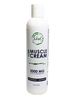 Muscle Cream Peppermint Menthol 2000mg 8oz