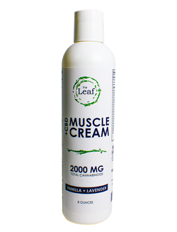 Muscle Cream Vanilla Lavender 2000mg 8oz