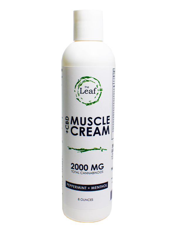 Muscle Cream Peppermint Menthol 2000mg 8oz