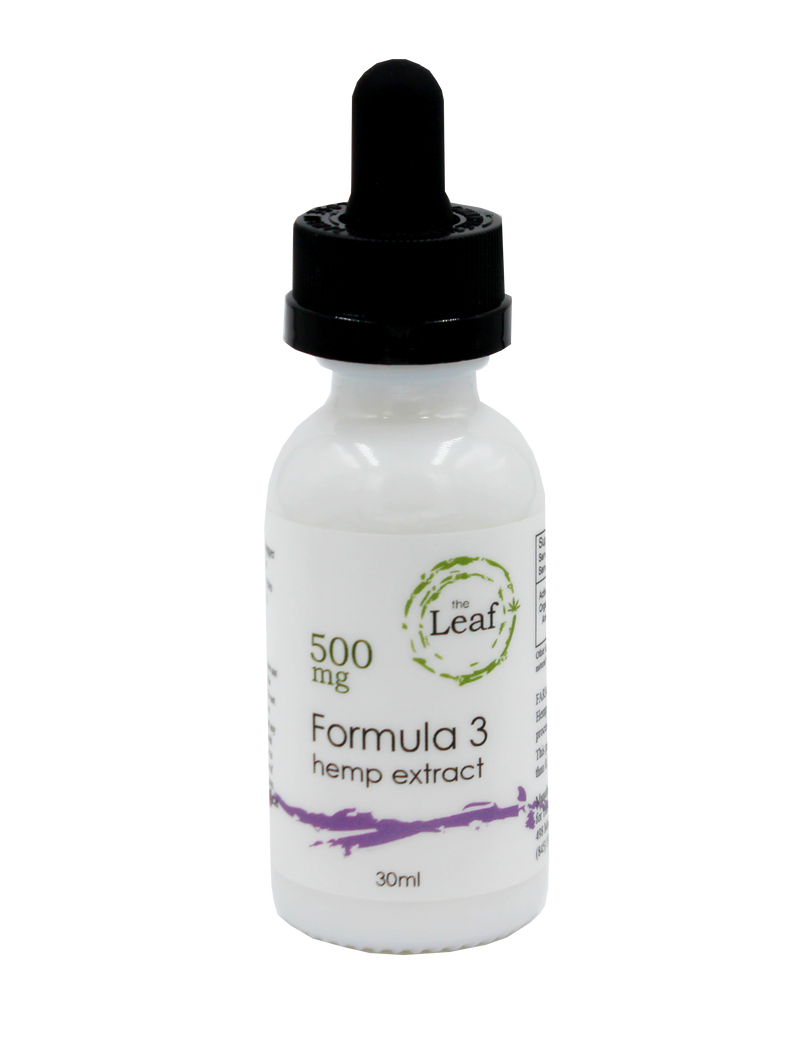 Hemp Oil Tincture 500 mg Formula 3